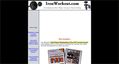 Desktop Screenshot of ironworkout.com